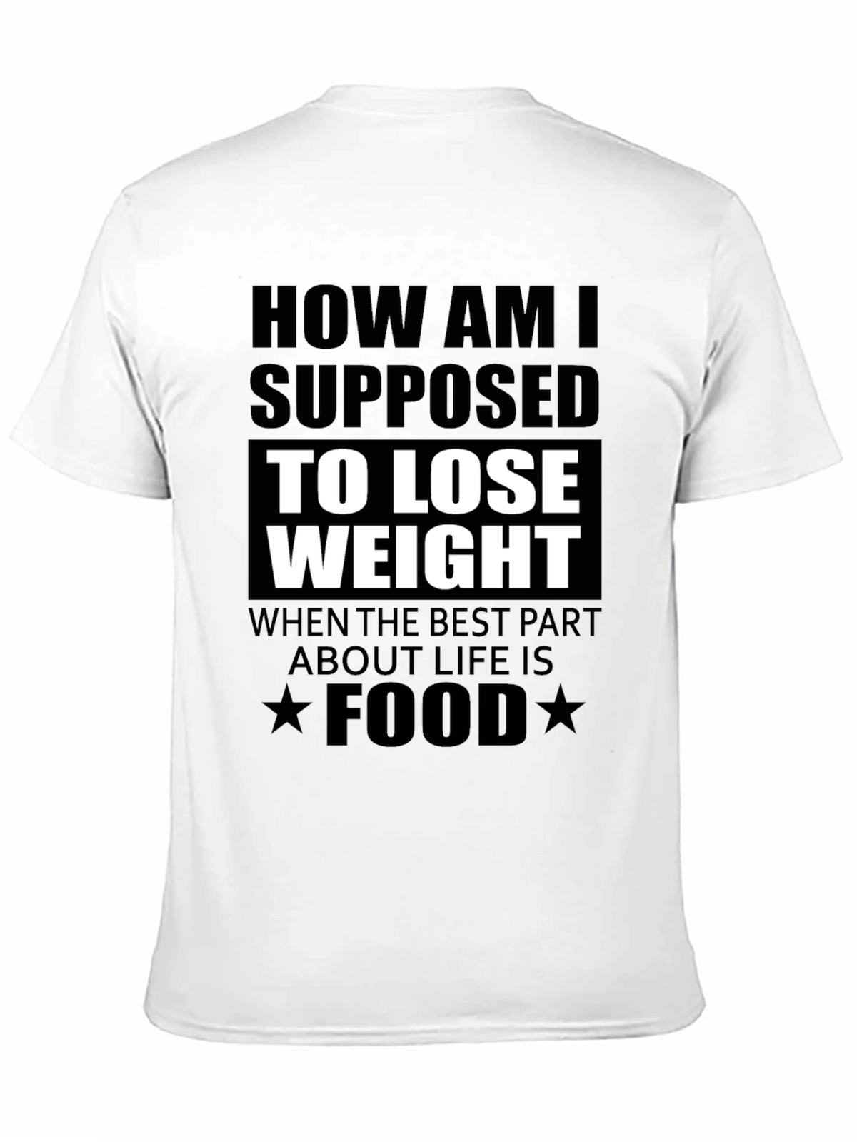 Funny Foodie T-Shirt: How to Lose Weight?