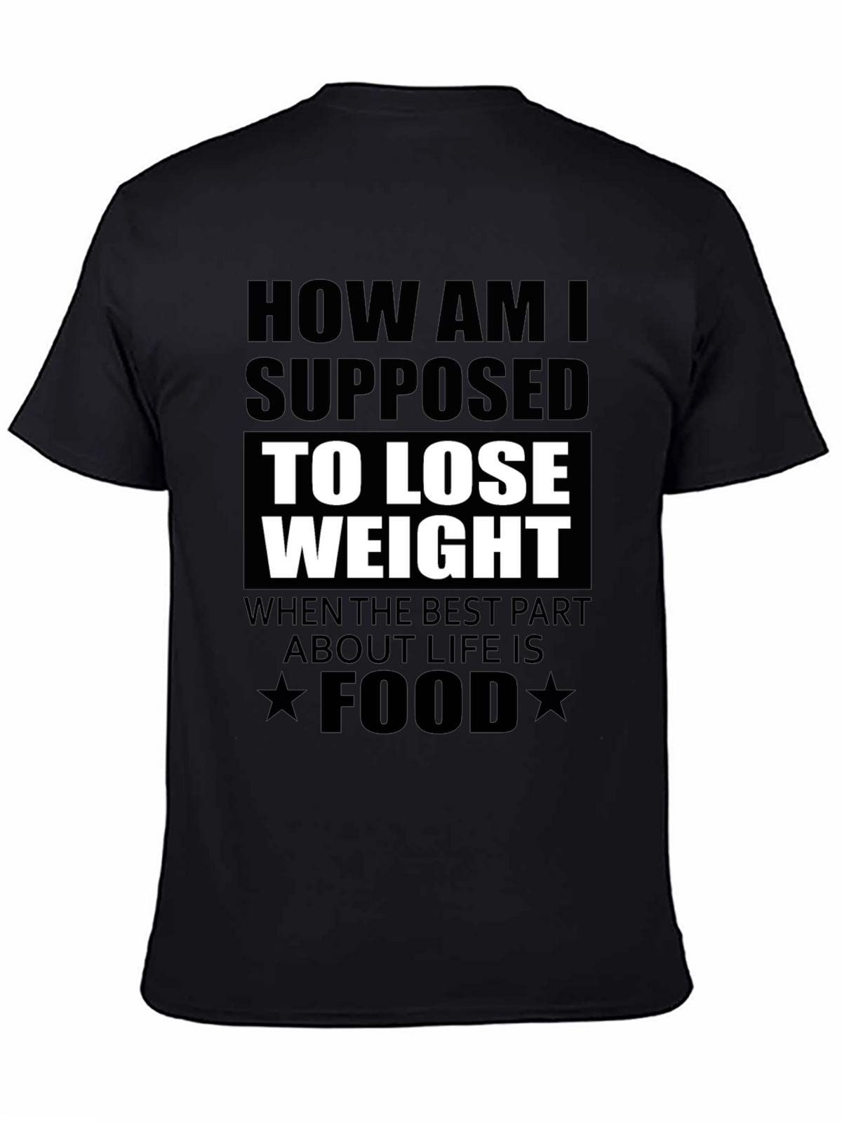 Funny Foodie T-Shirt: How to Lose Weight?