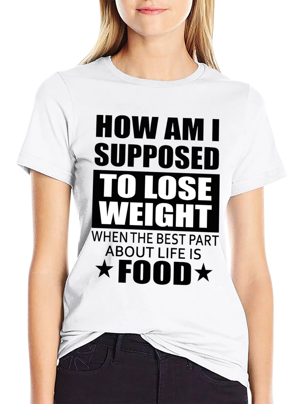 Funny Foodie T-Shirt: How to Lose Weight?