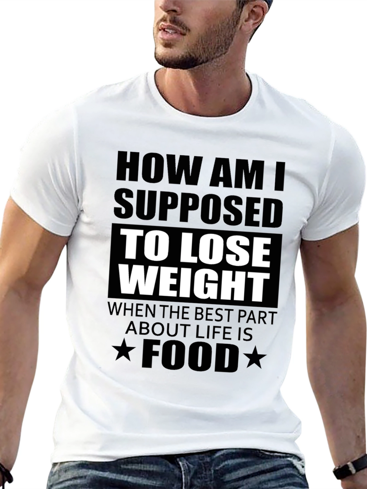 Funny Foodie T-Shirt: How to Lose Weight?