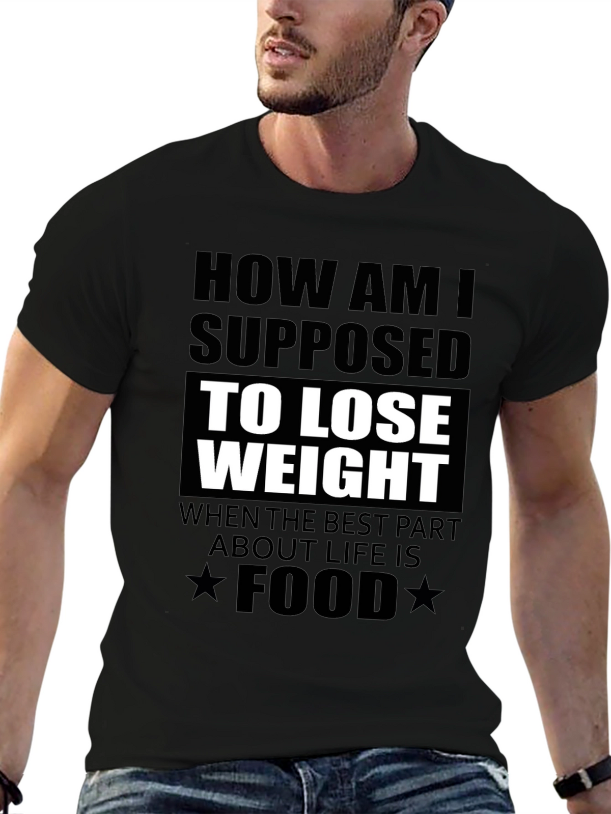 Funny Foodie T-Shirt: How to Lose Weight?
