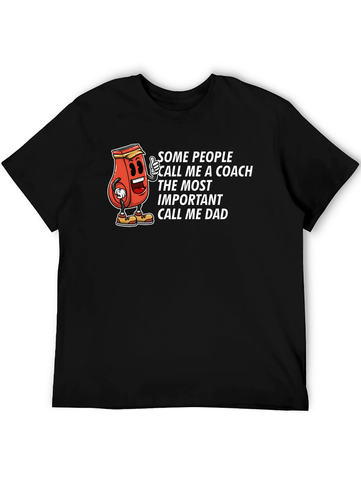 Funny Coach Dad T-Shirt - Novelty Tee