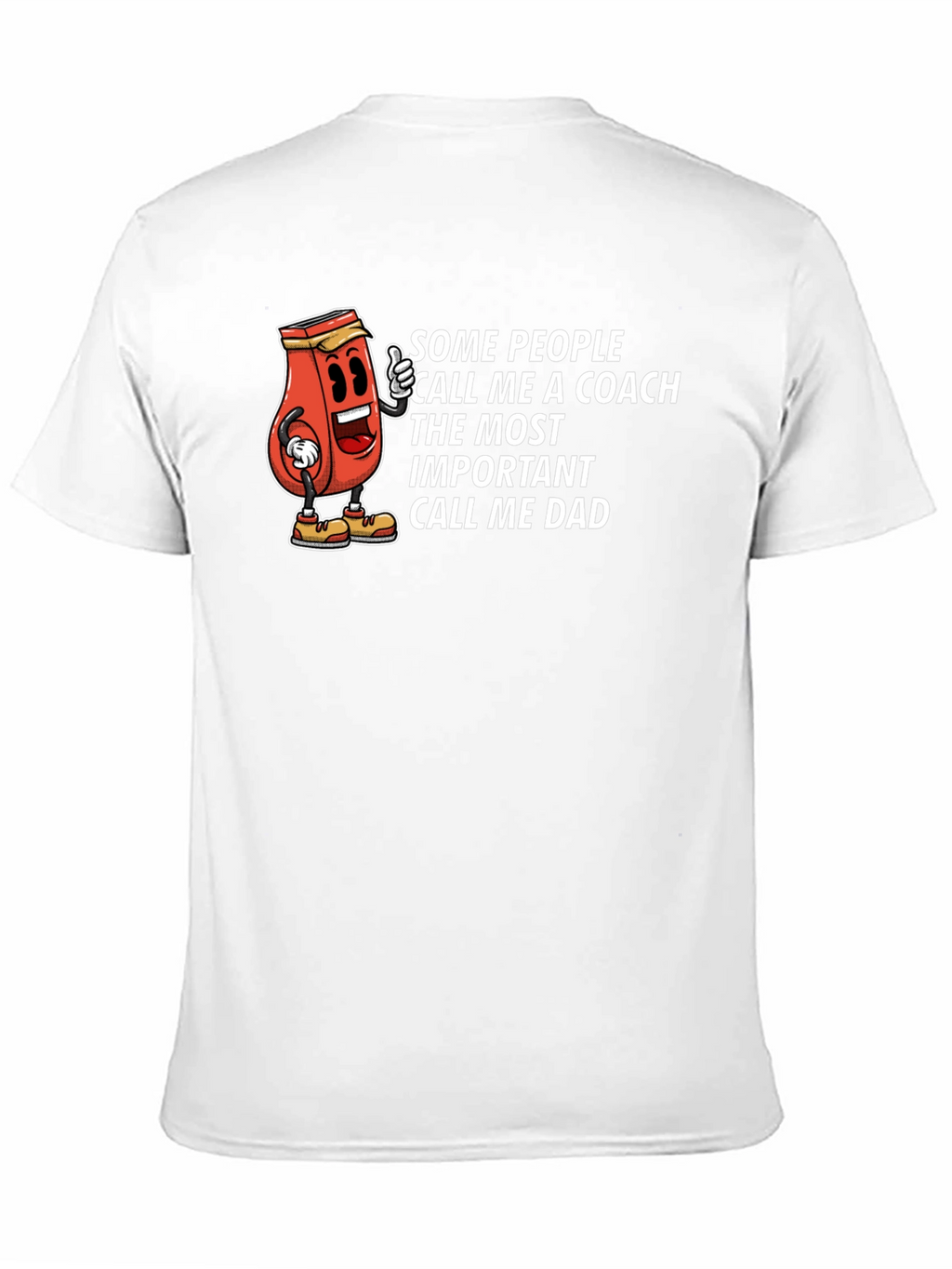 Funny Coach Dad T-Shirt - Novelty Tee