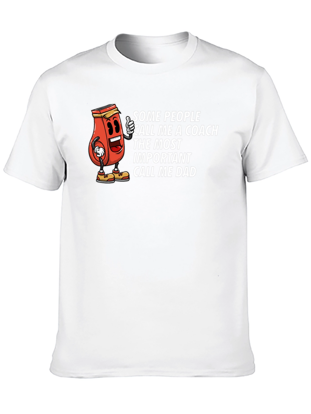 Funny Coach Dad T-Shirt - Novelty Tee