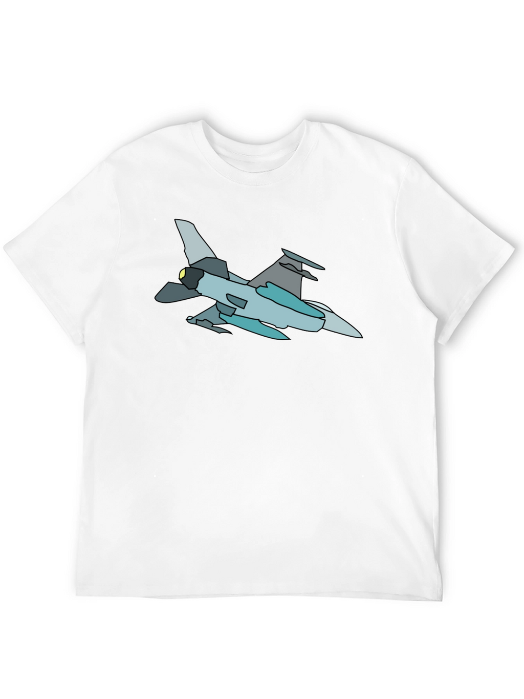 Fighter Jet Graphic Tee - Cool Airplane Design