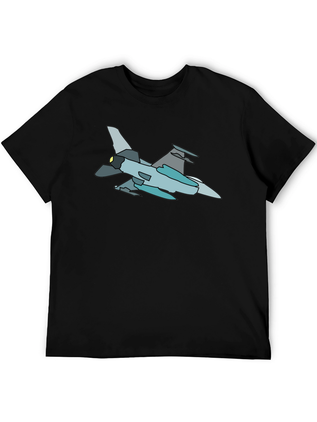 Fighter Jet Graphic Tee - Cool Airplane Design