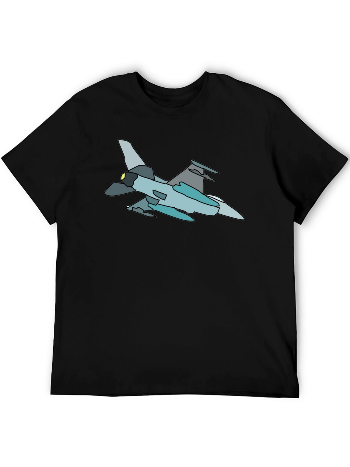 Fighter Jet Graphic Tee - Cool Airplane Design
