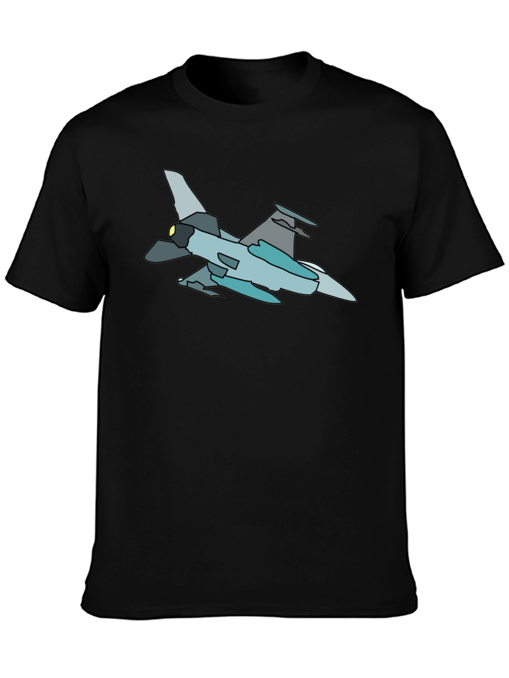 Fighter Jet Graphic Tee - Cool Airplane Design