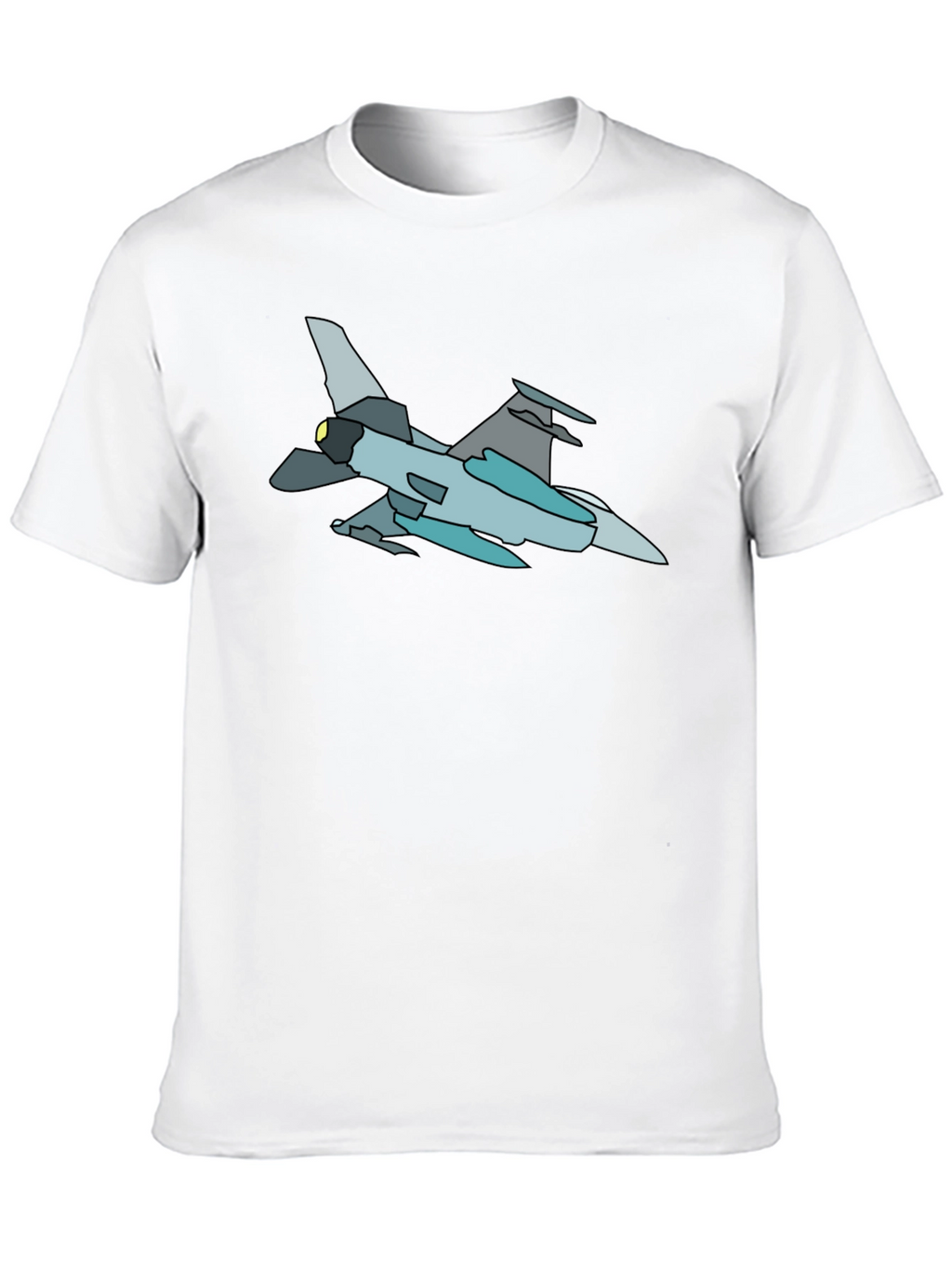 Fighter Jet Graphic Tee - Cool Airplane Design