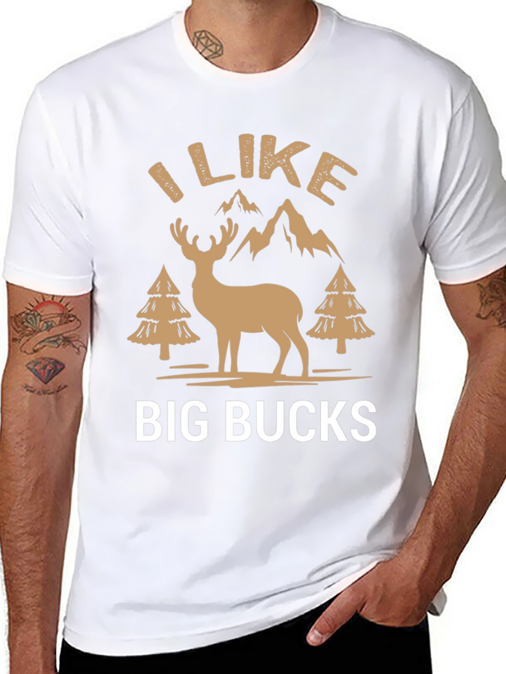 I Like Big Bucks Graphic T-Shirt