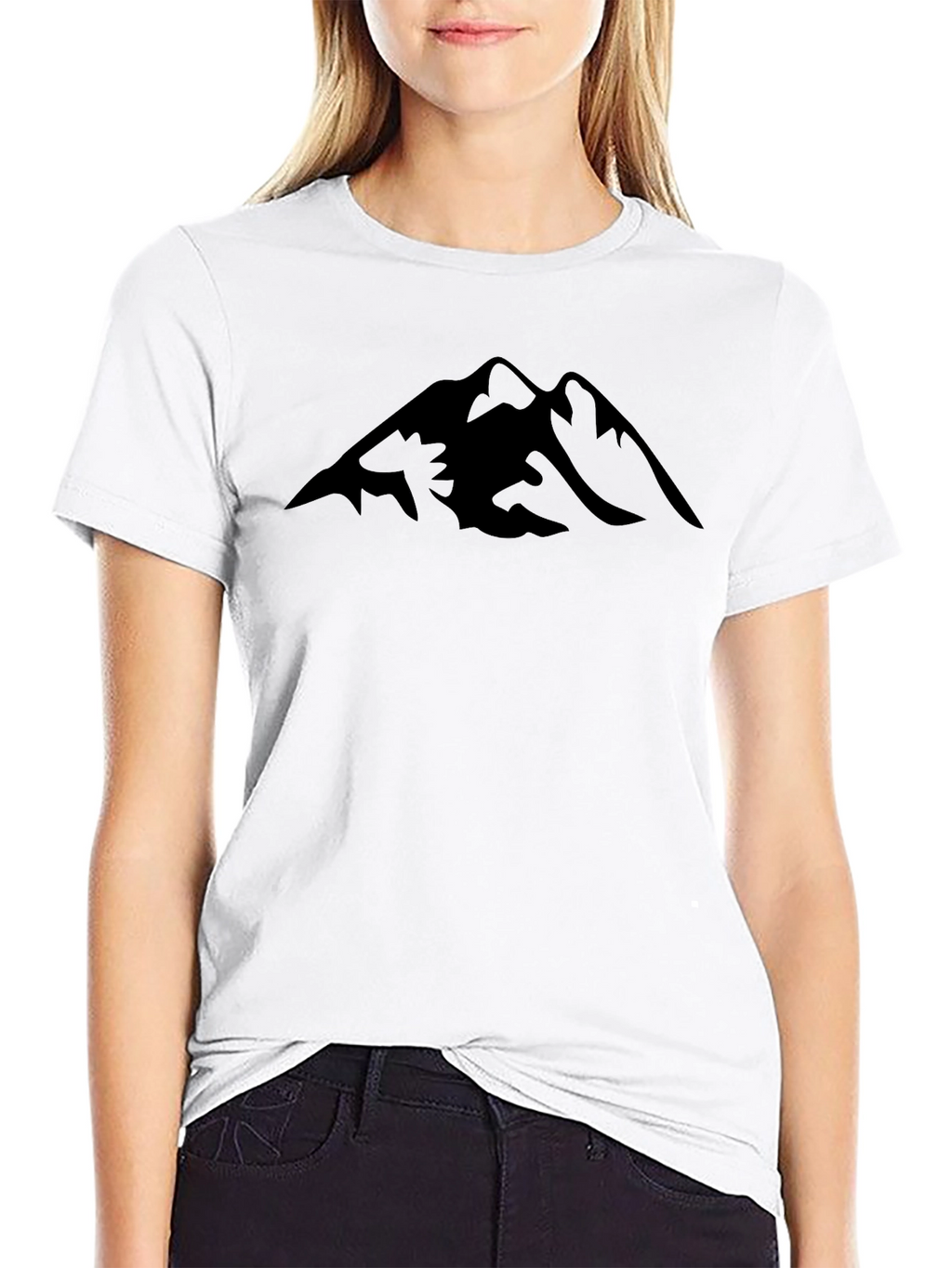 Mountain Graphic Black T-Shirt - Adventure Ready