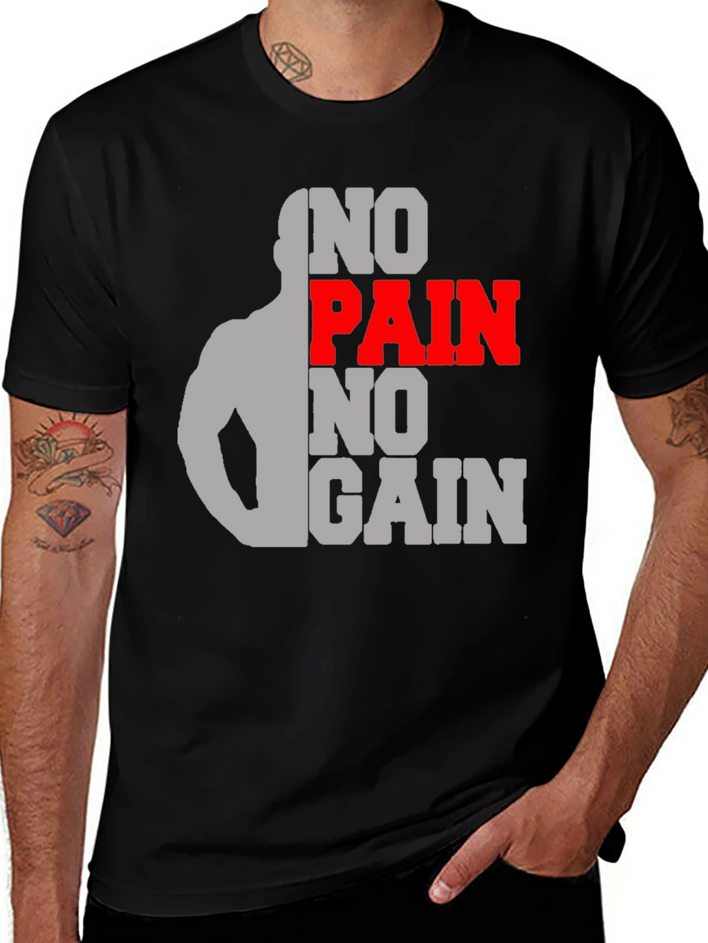 No Pain No Gain Gym T-Shirt