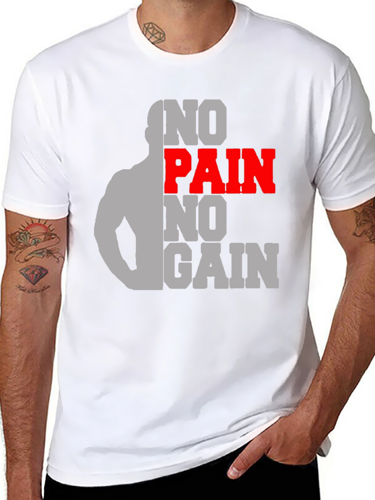 No Pain No Gain Gym T-Shirt