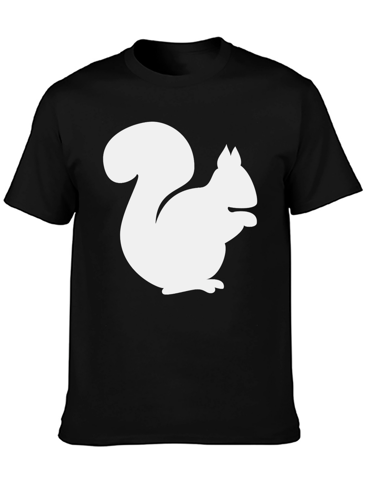 Squirrel Graphic T-Shirt - Black