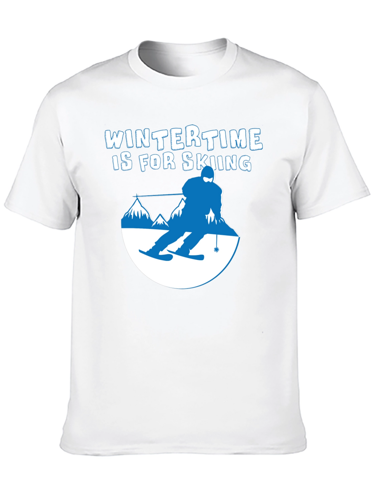 Wintertime Skiing Graphic Tee