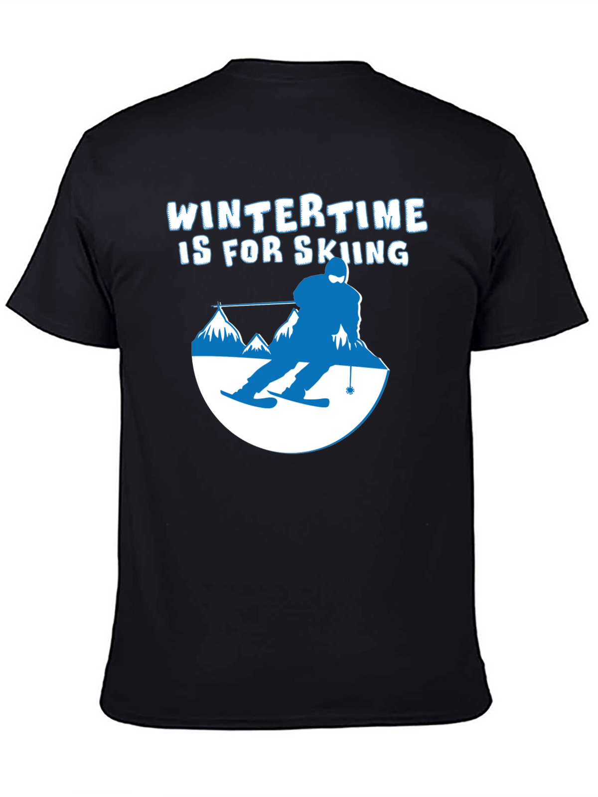 Wintertime Skiing Graphic Tee