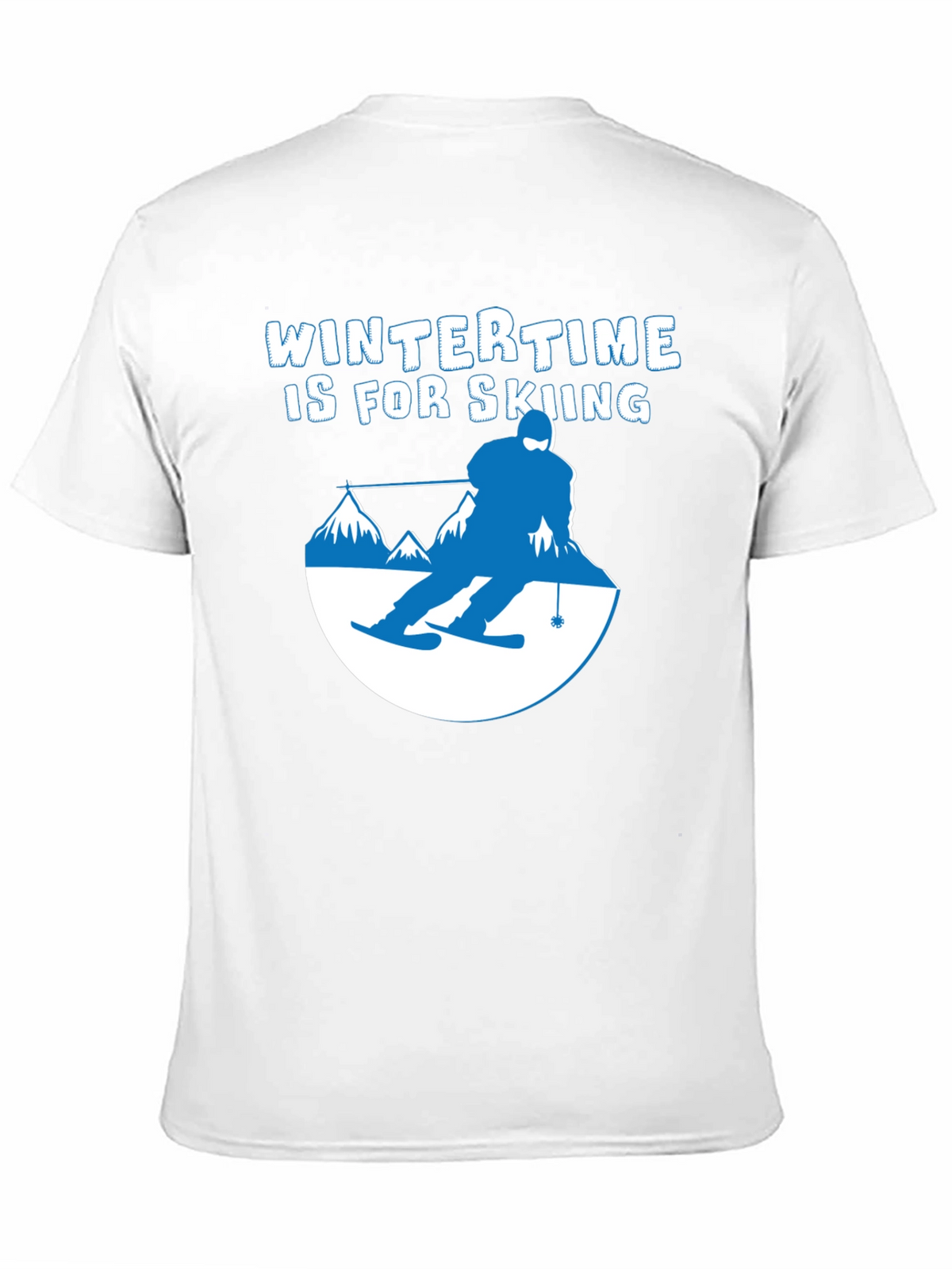 Wintertime Skiing Graphic Tee