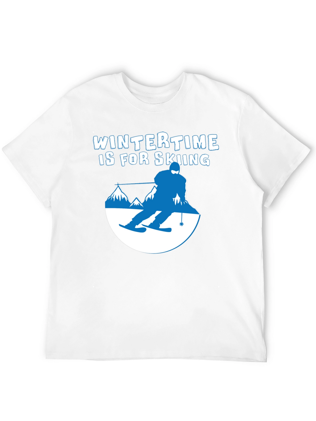 Wintertime Skiing Graphic Tee