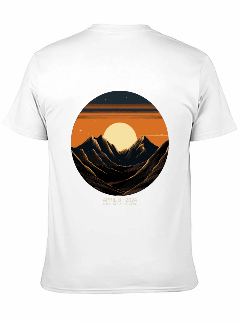 April 8 2024 Total Solar Eclipse Graphic Tee