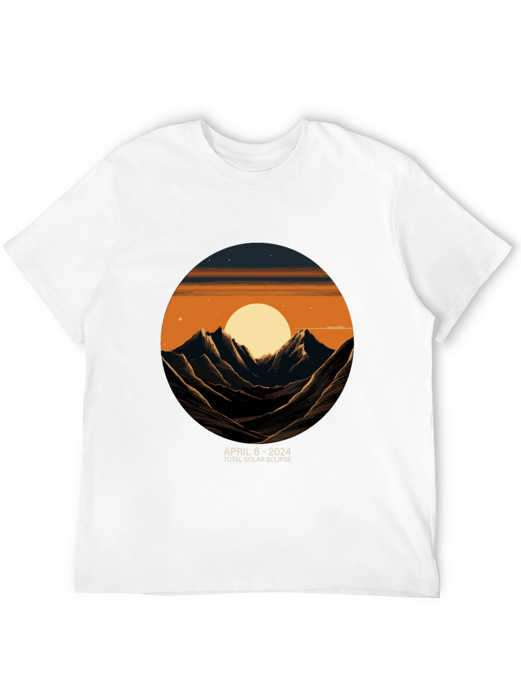April 8 2024 Total Solar Eclipse Graphic Tee