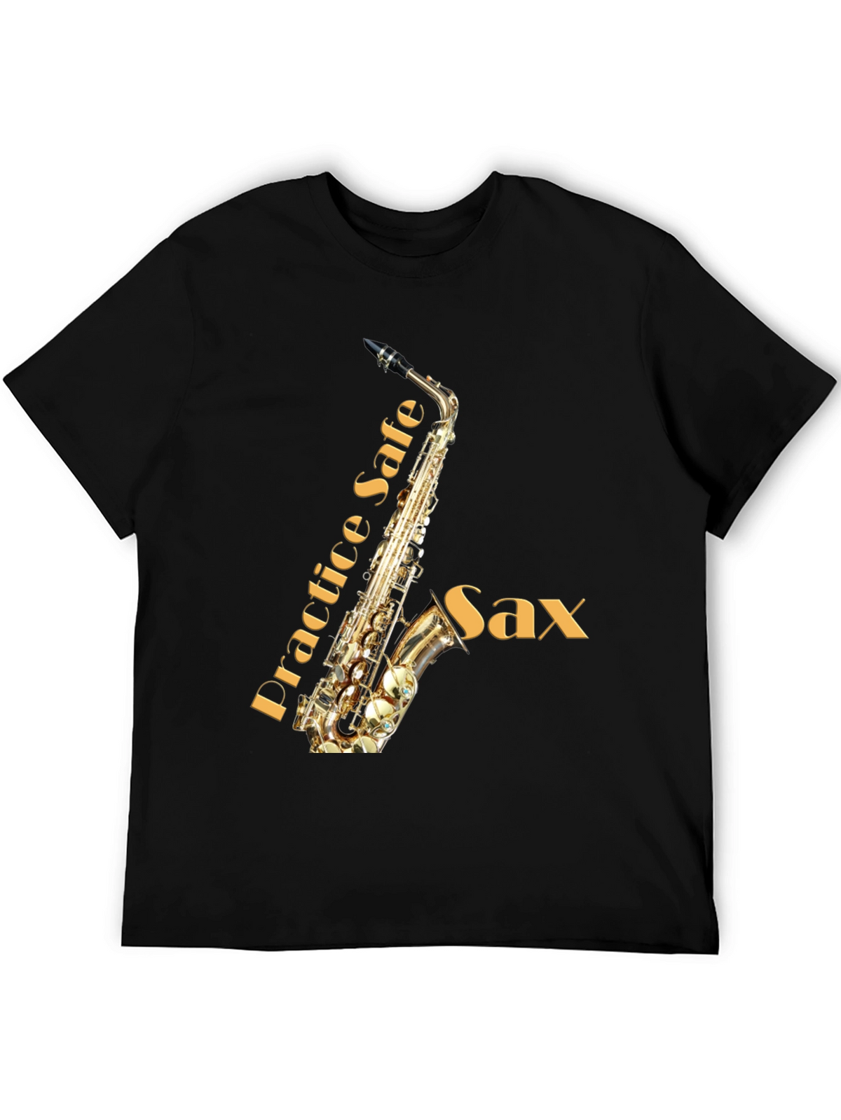 Practice Safe Sax T-Shirt - Musicians Tee