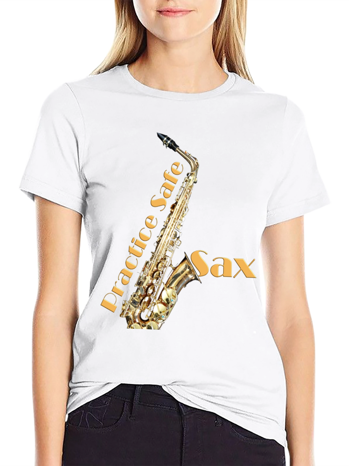 Practice Safe Sax T-Shirt - Musicians Tee