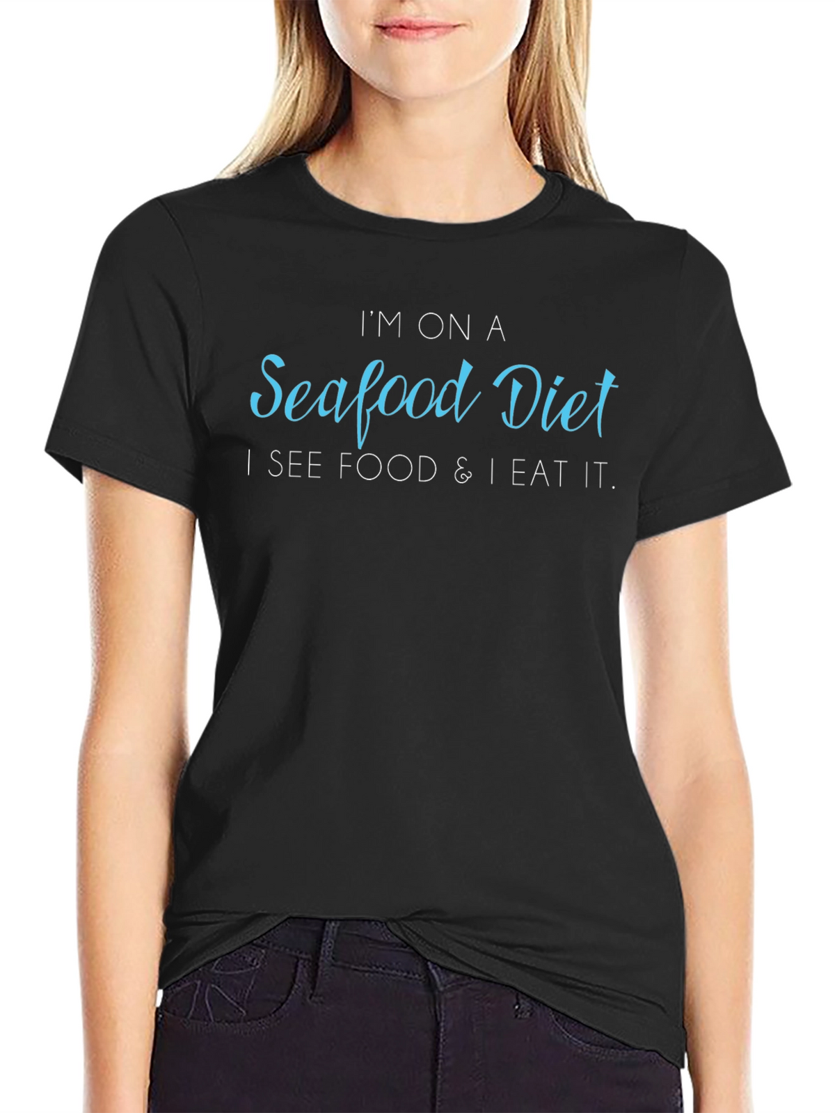 Seafood Diet Funny T-Shirt