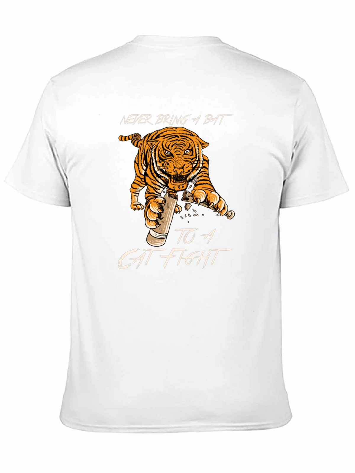 Never Bring a Bat Cat Fight T-Shirt