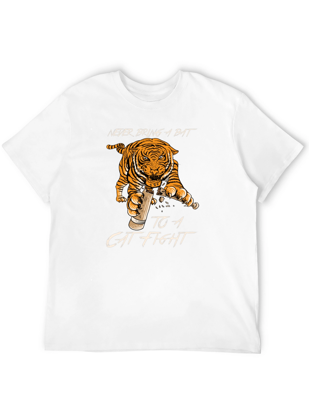 Never Bring a Bat Cat Fight T-Shirt