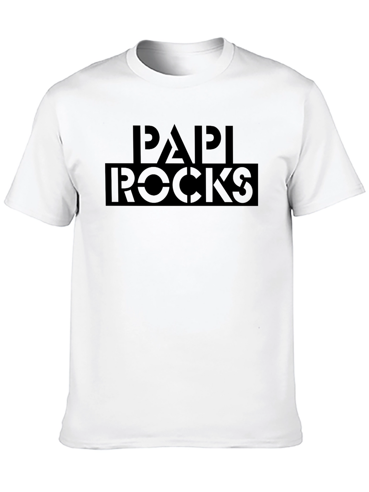 Papi Rocks Black Graphic Print T-Shirt
