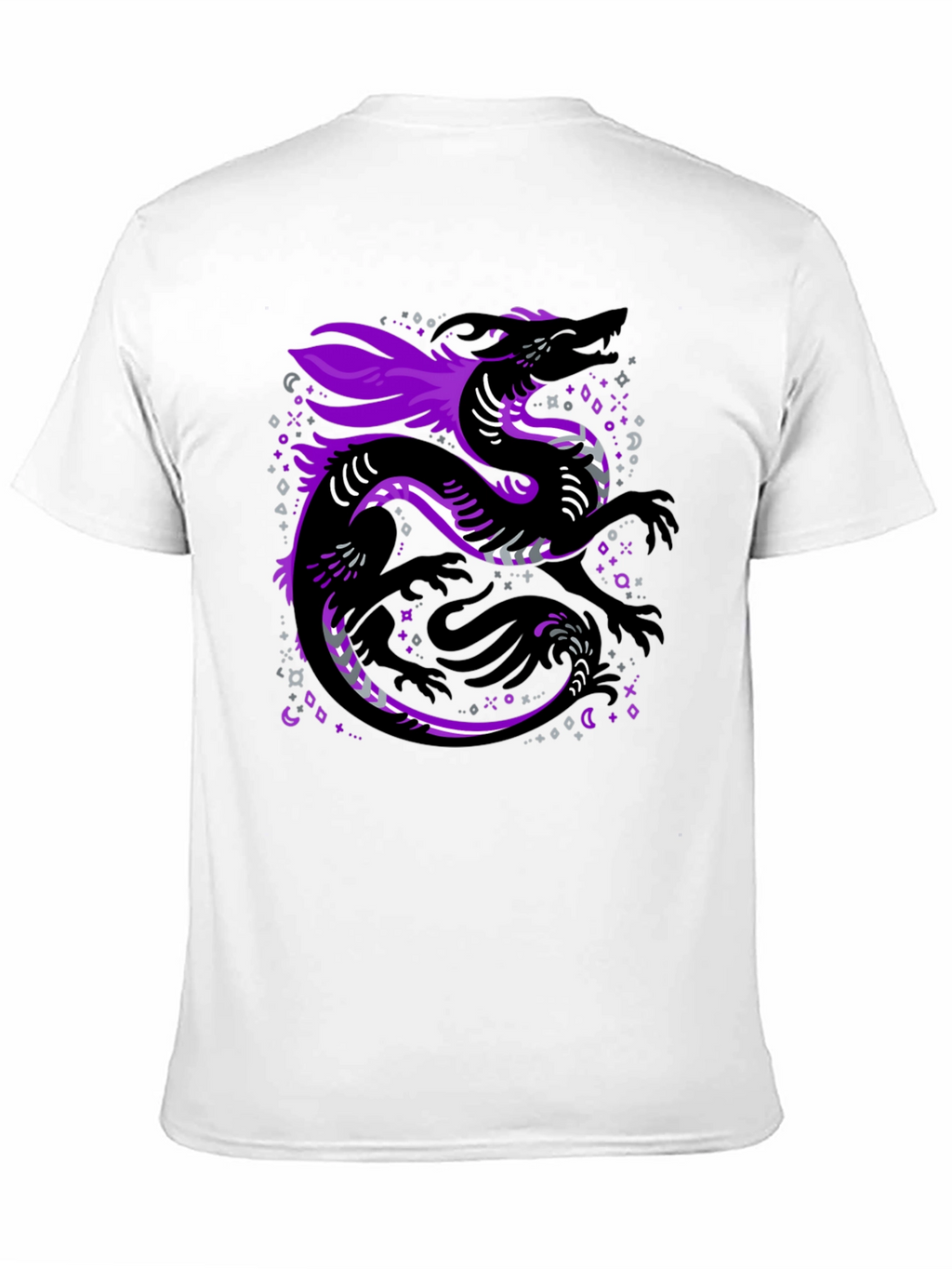 Asexual Pride Dragon Graphic T-Shirt