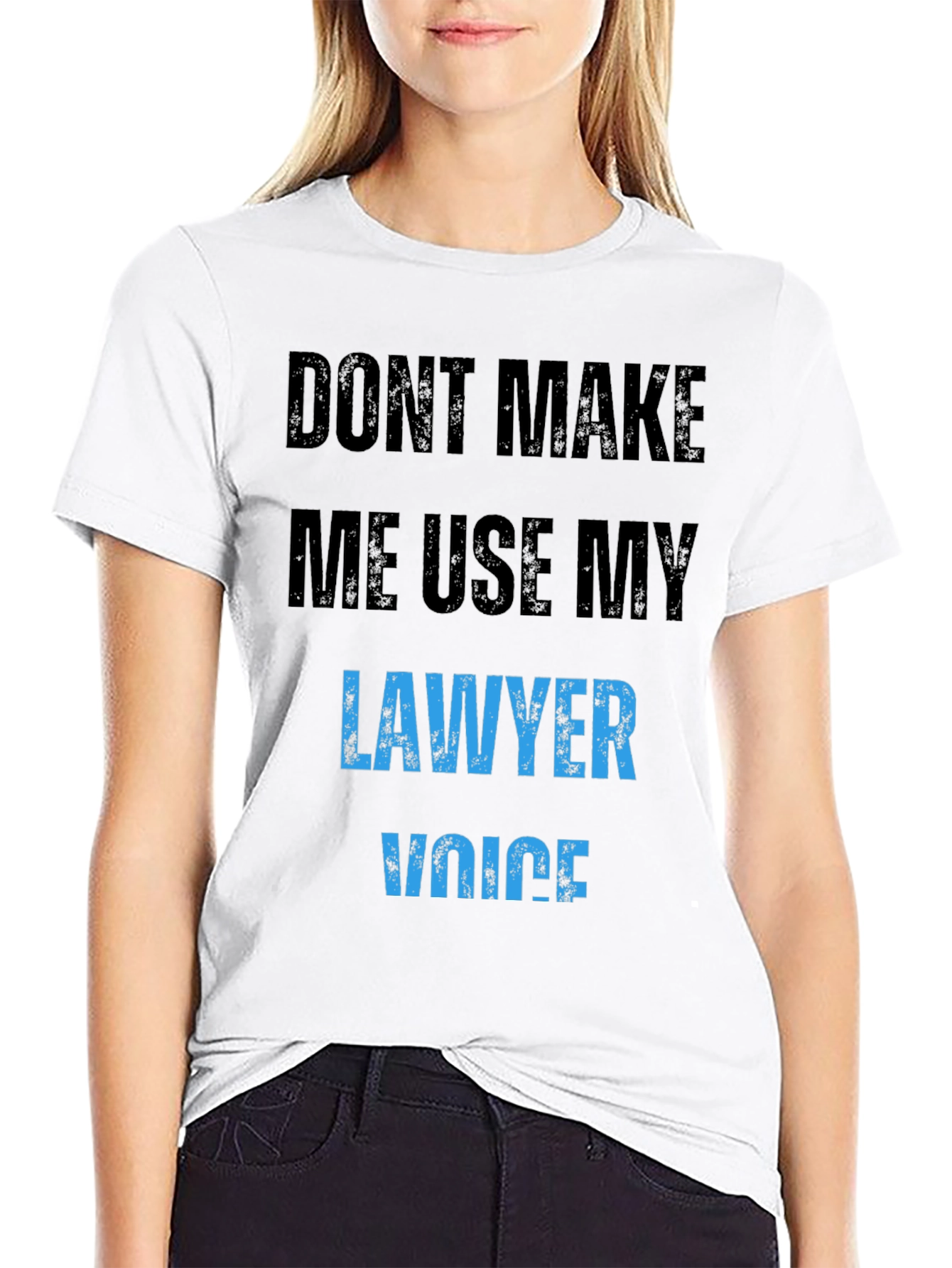 Lawyer Voice T-Shirt Funny Novelty Attorney Gift