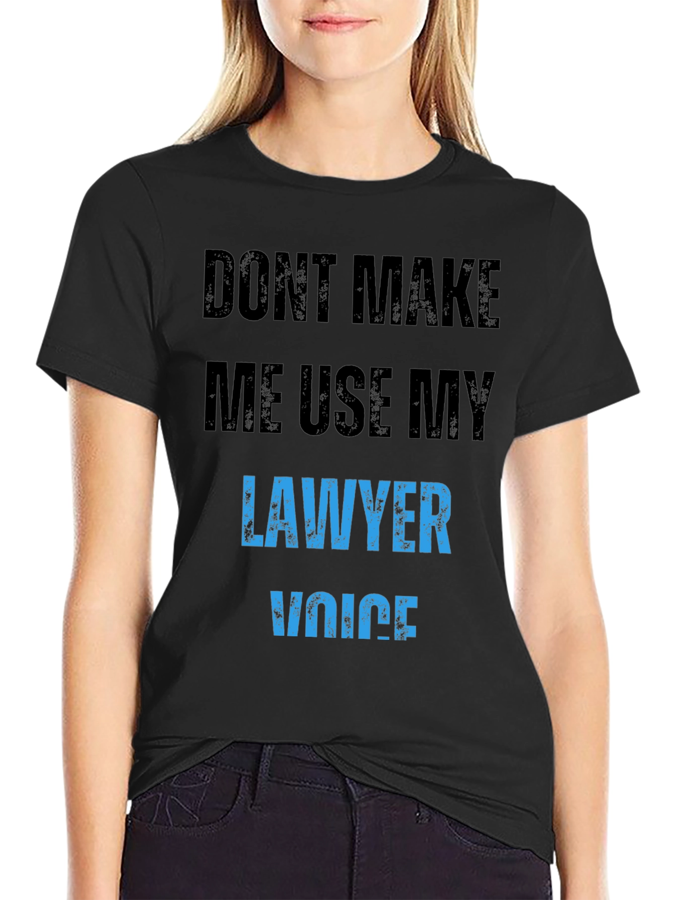 Lawyer Voice T-Shirt Funny Novelty Attorney Gift