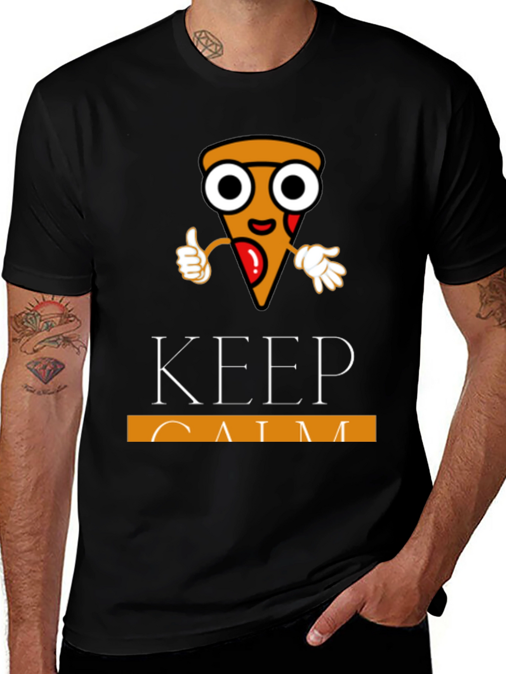 Keep Calm Pizza T-Shirt