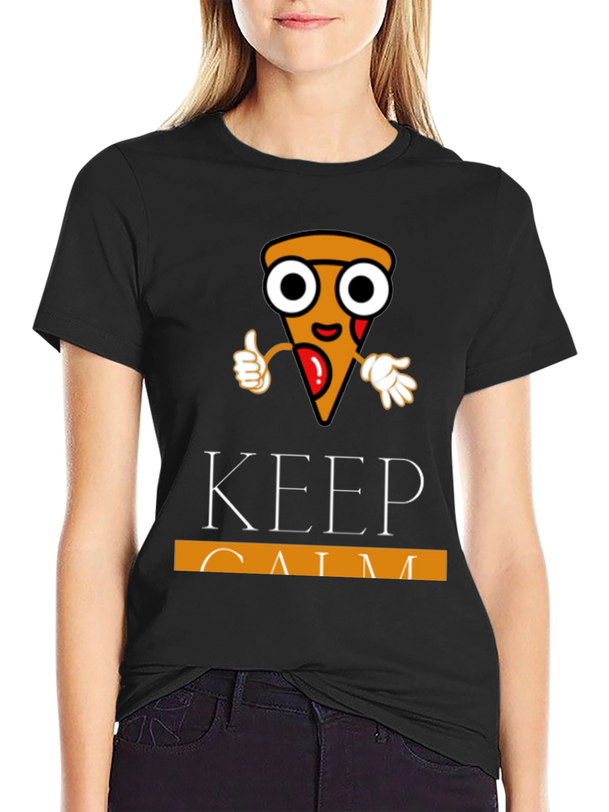 Keep Calm Pizza T-Shirt
