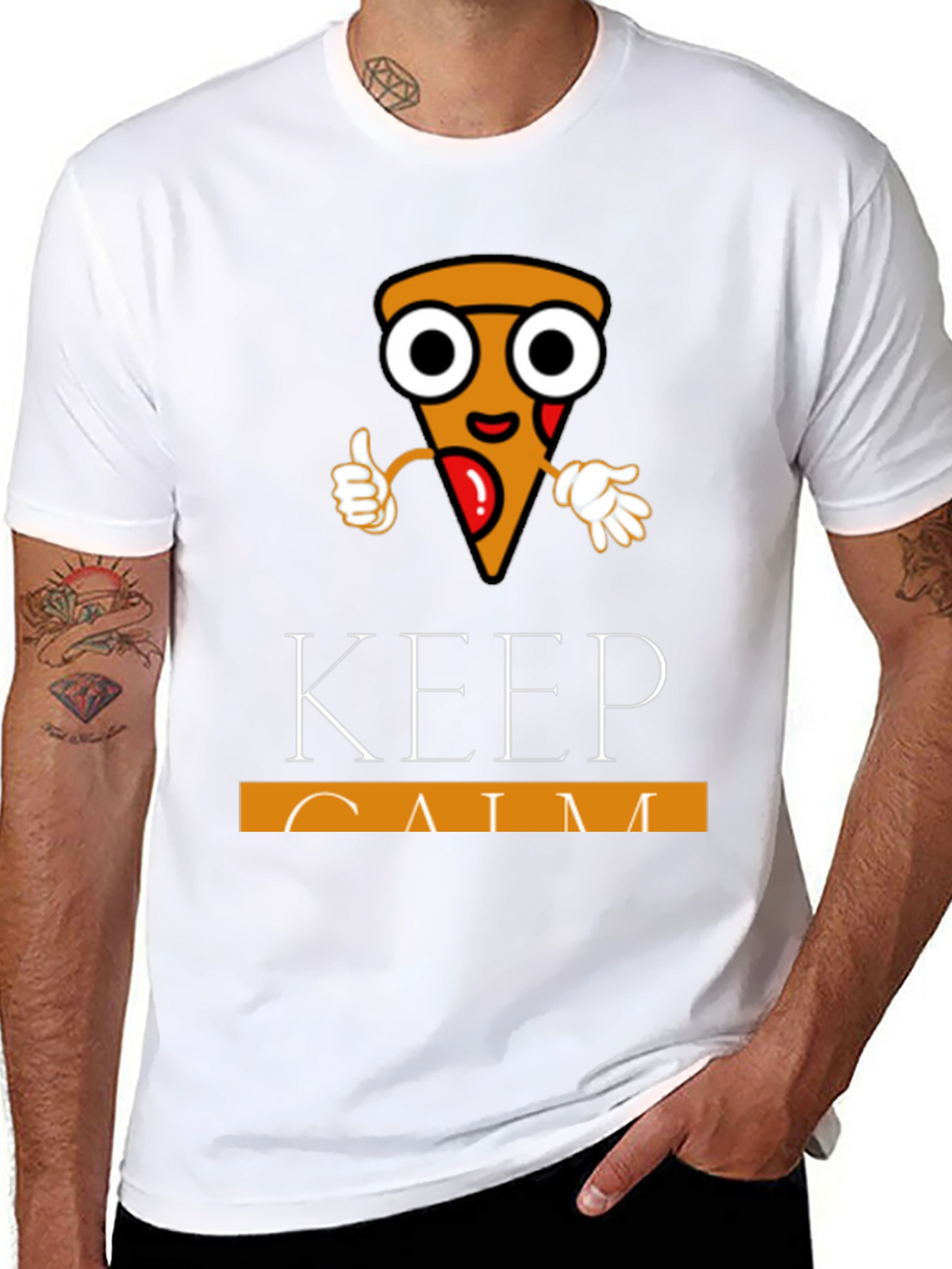 Keep Calm Pizza T-Shirt
