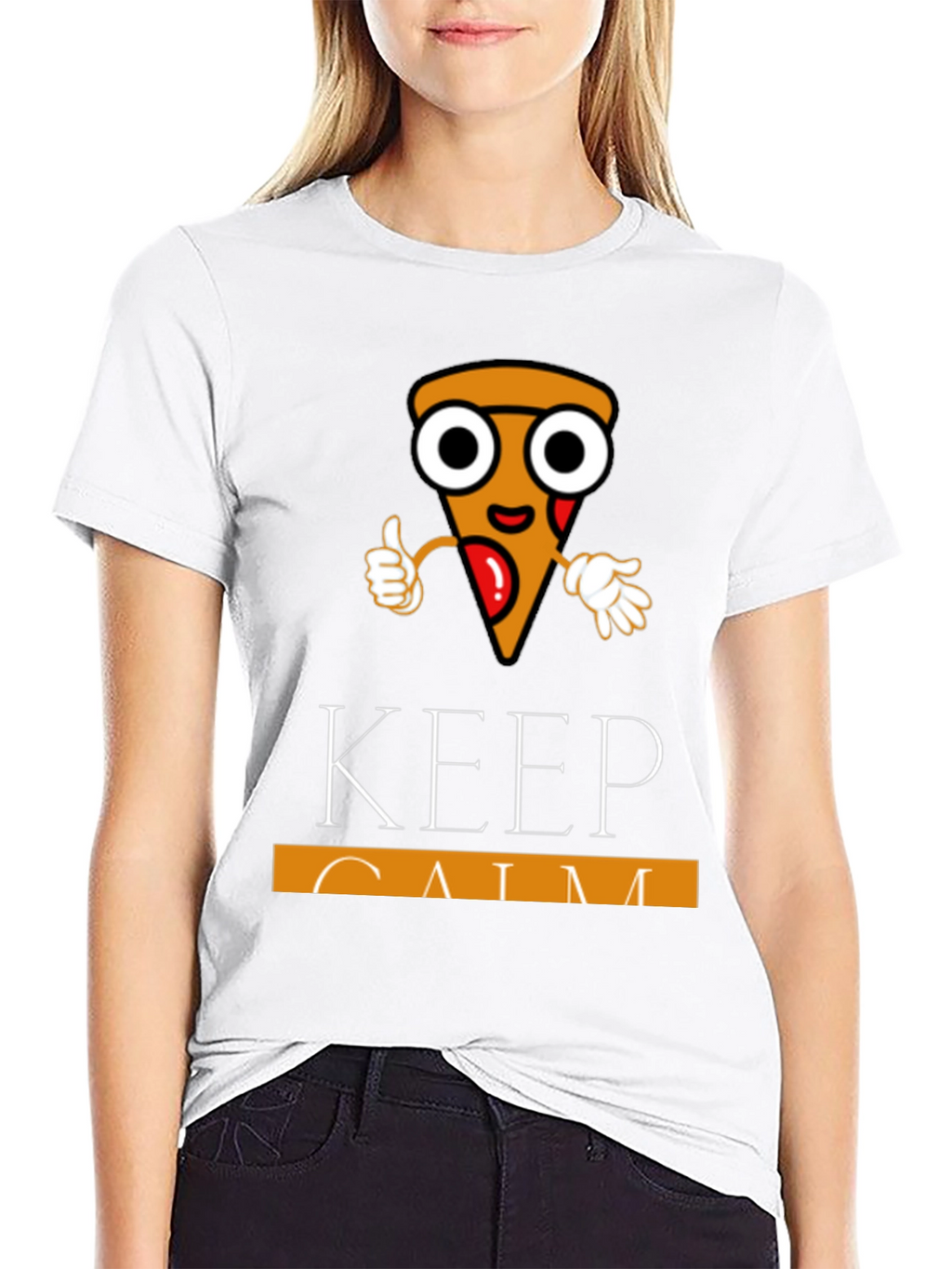 Keep Calm Pizza T-Shirt