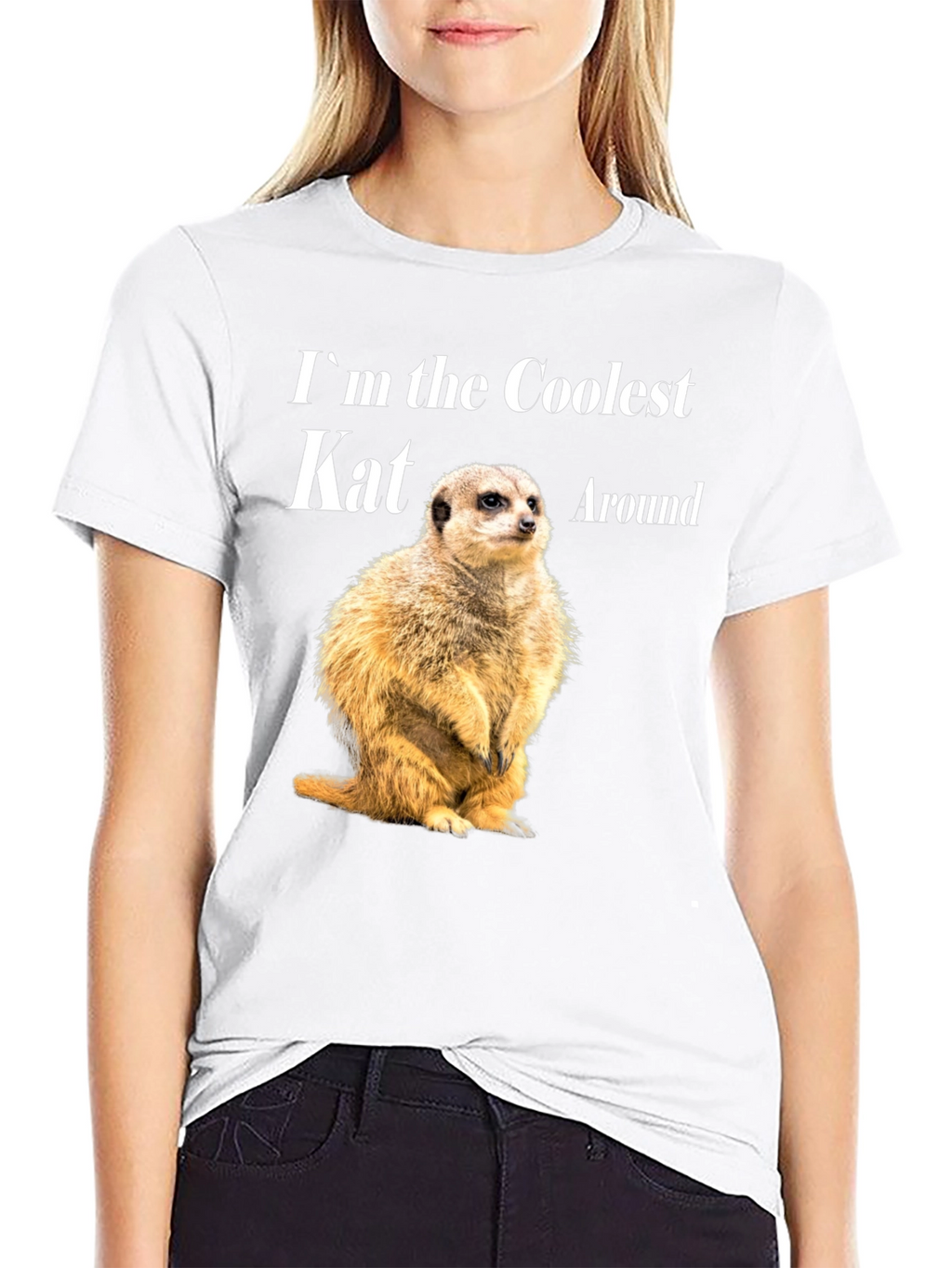 Coolest Kat Meerkat Graphic T-Shirt