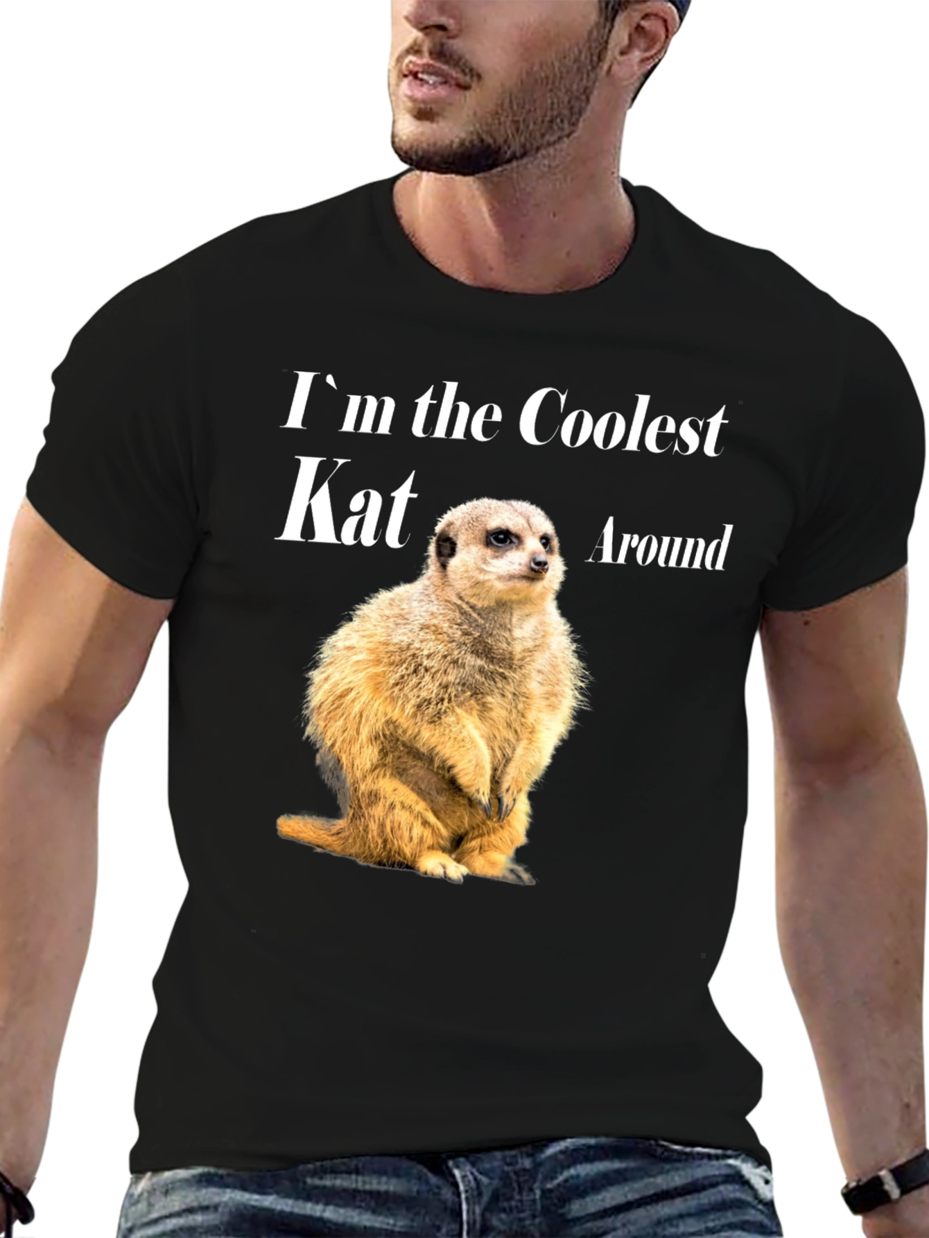 Coolest Kat Meerkat Graphic T-Shirt