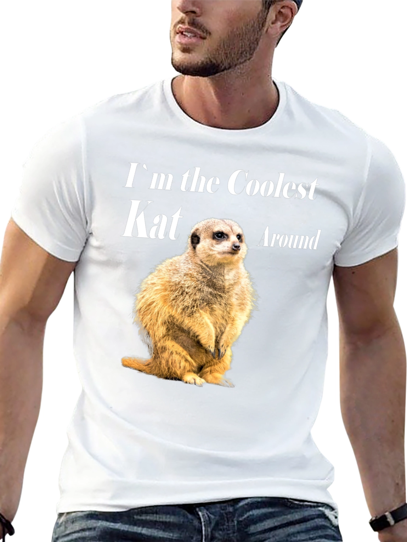 Coolest Kat Meerkat Graphic T-Shirt