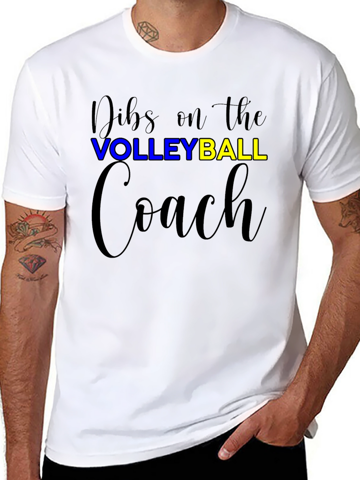 Dibs On The Volleyball Coach T-Shirt