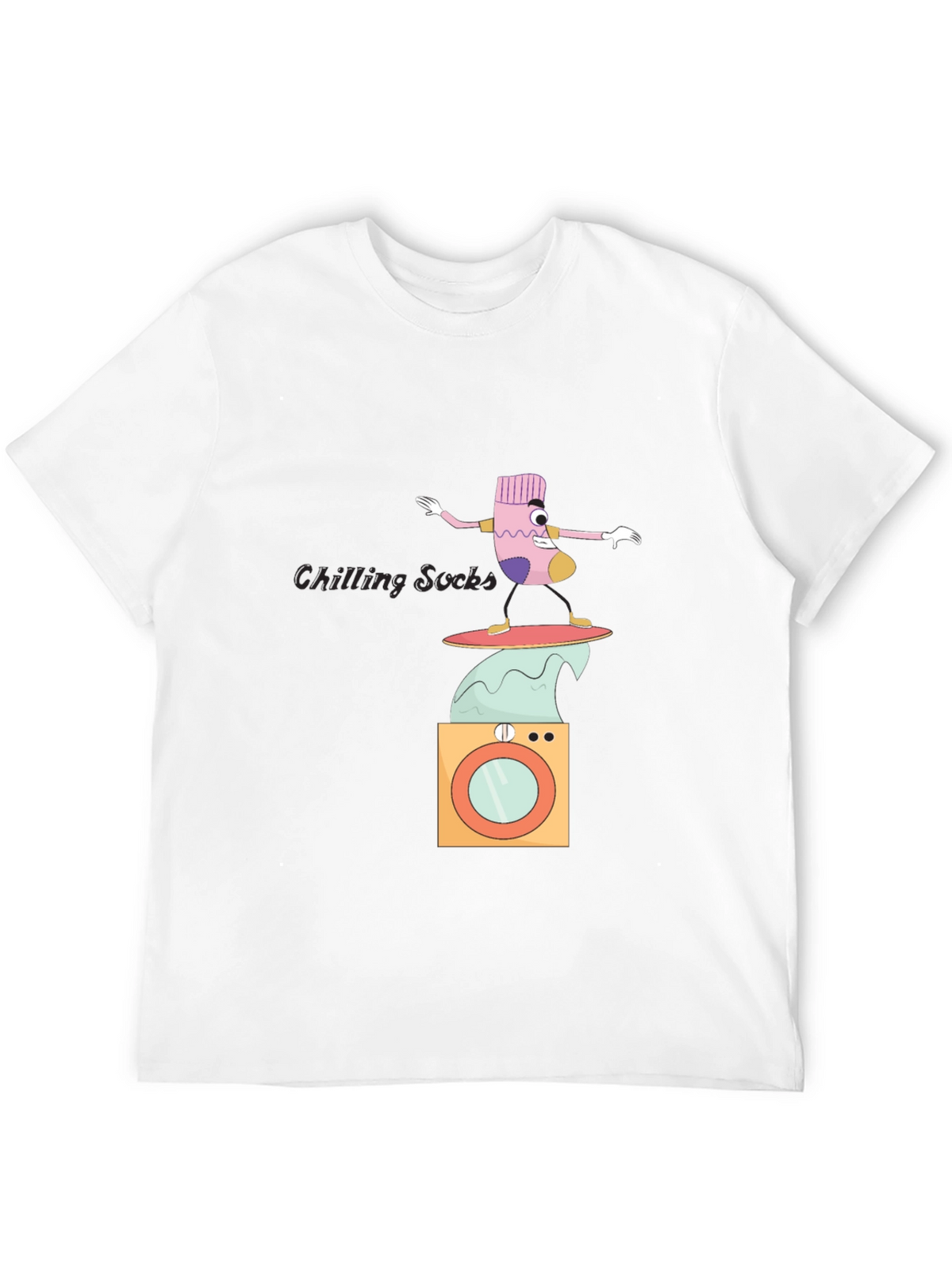 Surfing Sock Graphic Tee