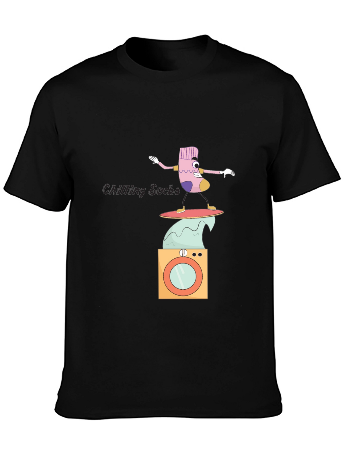 Surfing Sock Graphic Tee
