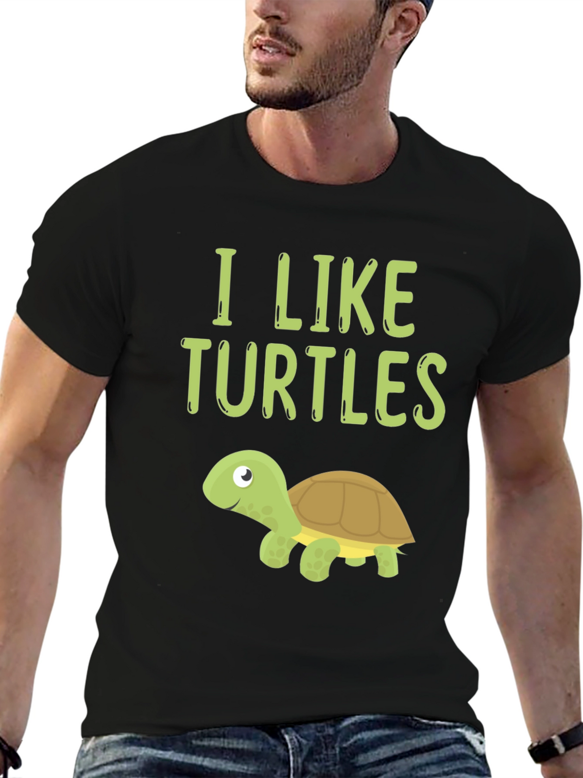 I Like Turtles Graphic T-Shirt