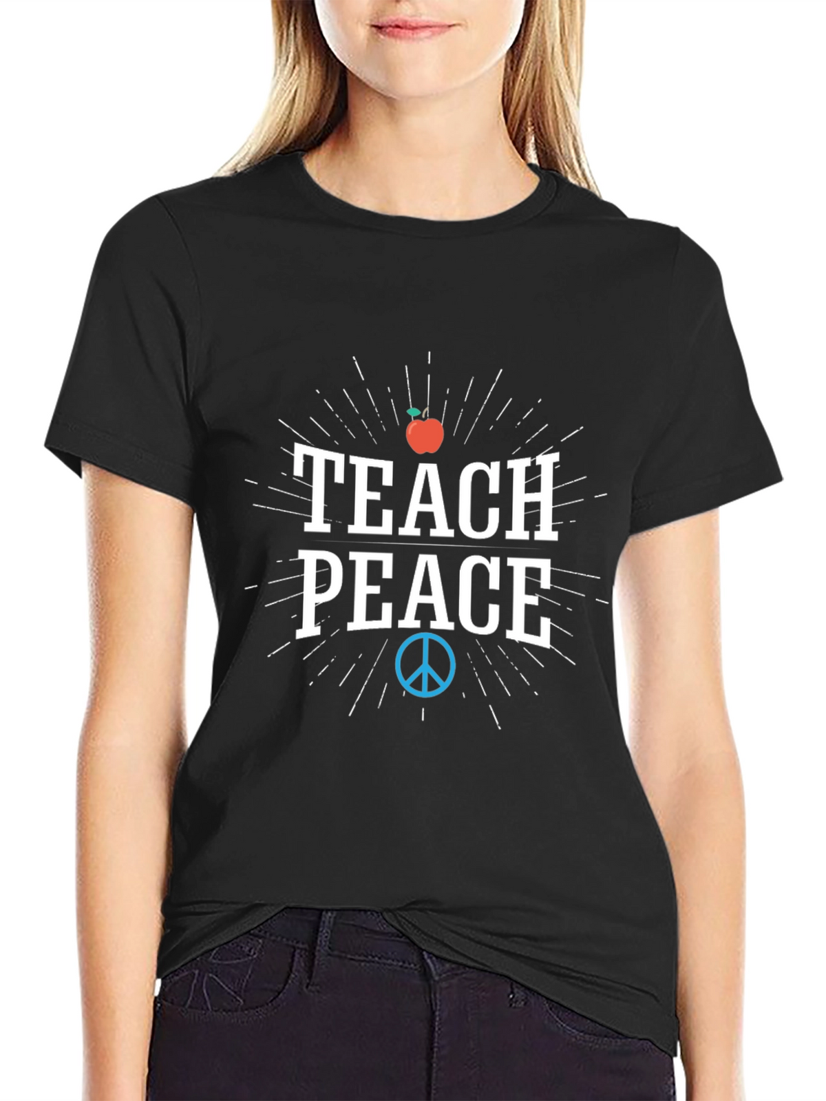 Teach Peace T-Shirt - Stylish & Comfortable