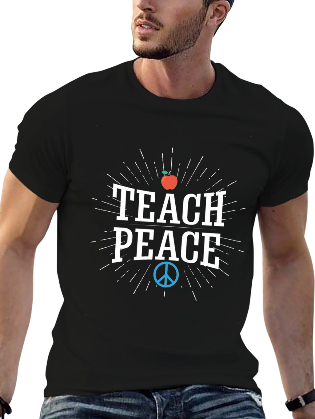 Teach Peace T-Shirt - Stylish & Comfortable