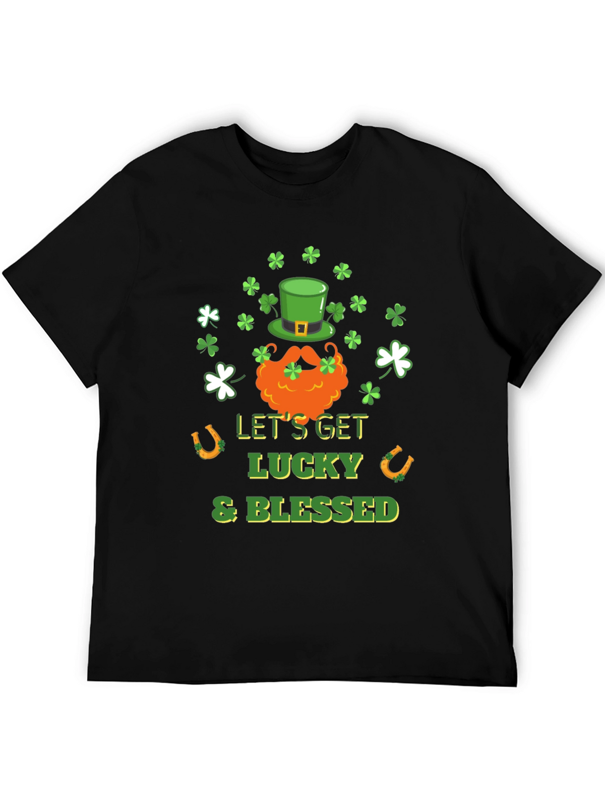 Lucky & Blessed St. Patricks Day Graphic Tee