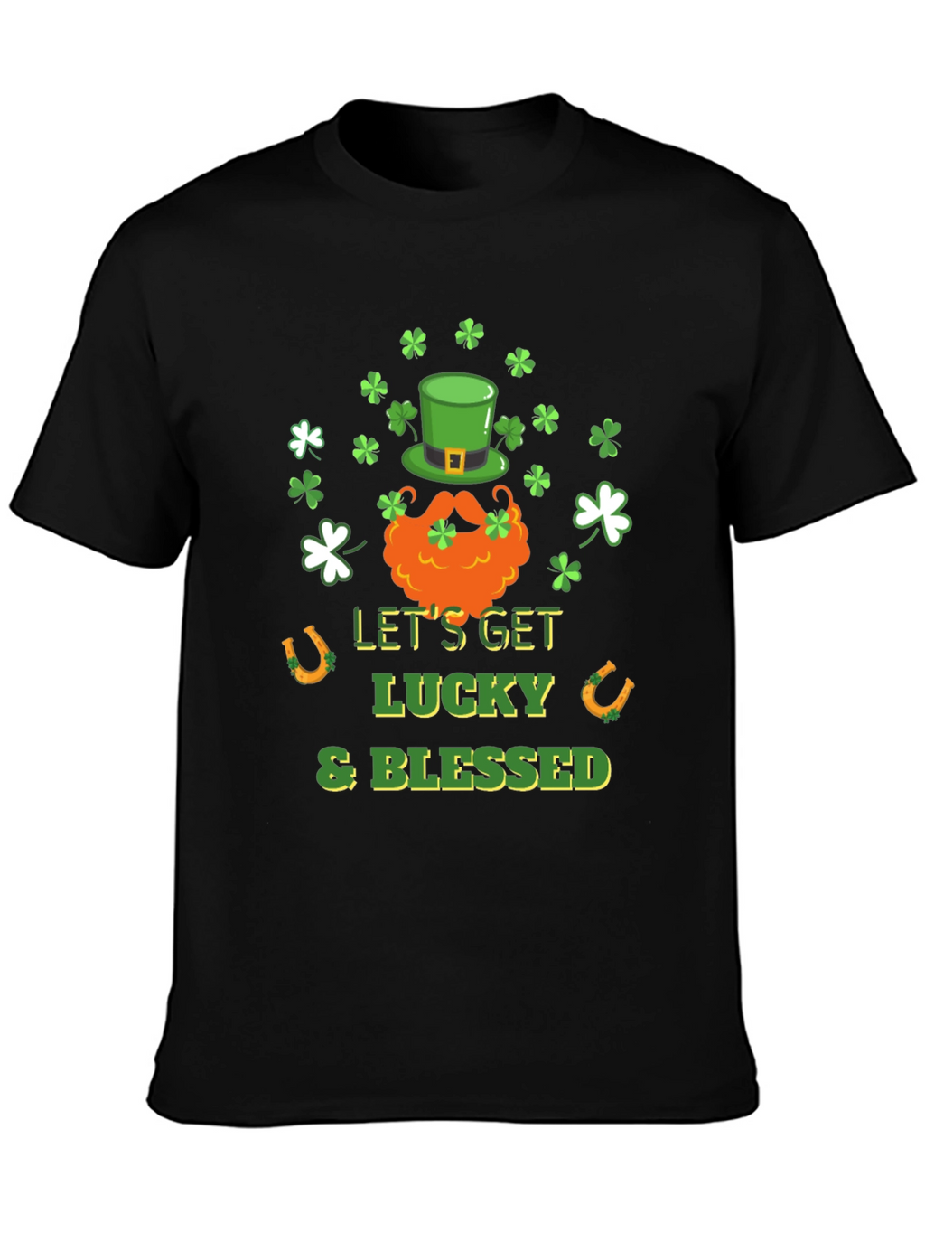 Lucky & Blessed St. Patricks Day Graphic Tee