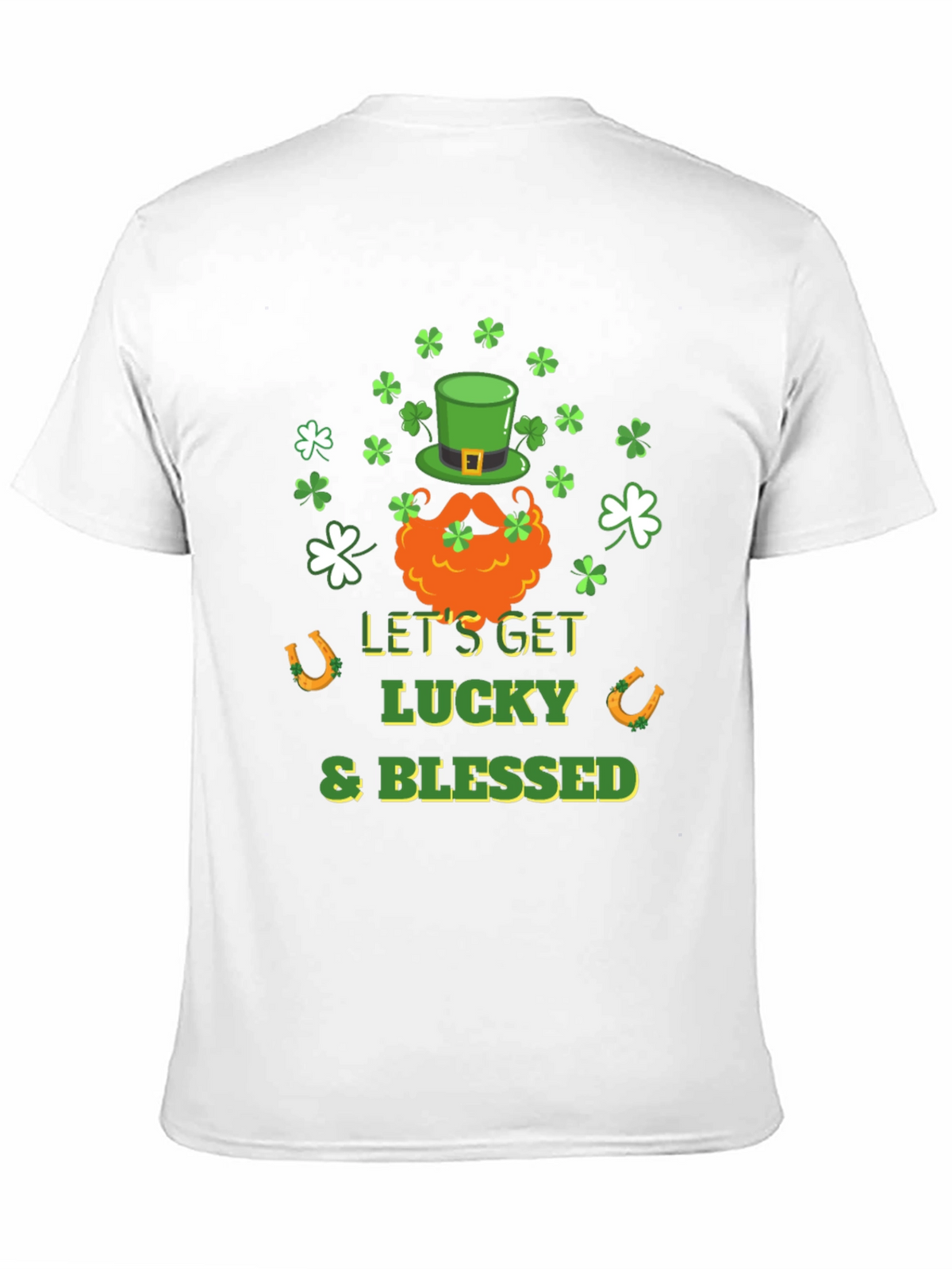 Lucky & Blessed St. Patricks Day Graphic Tee