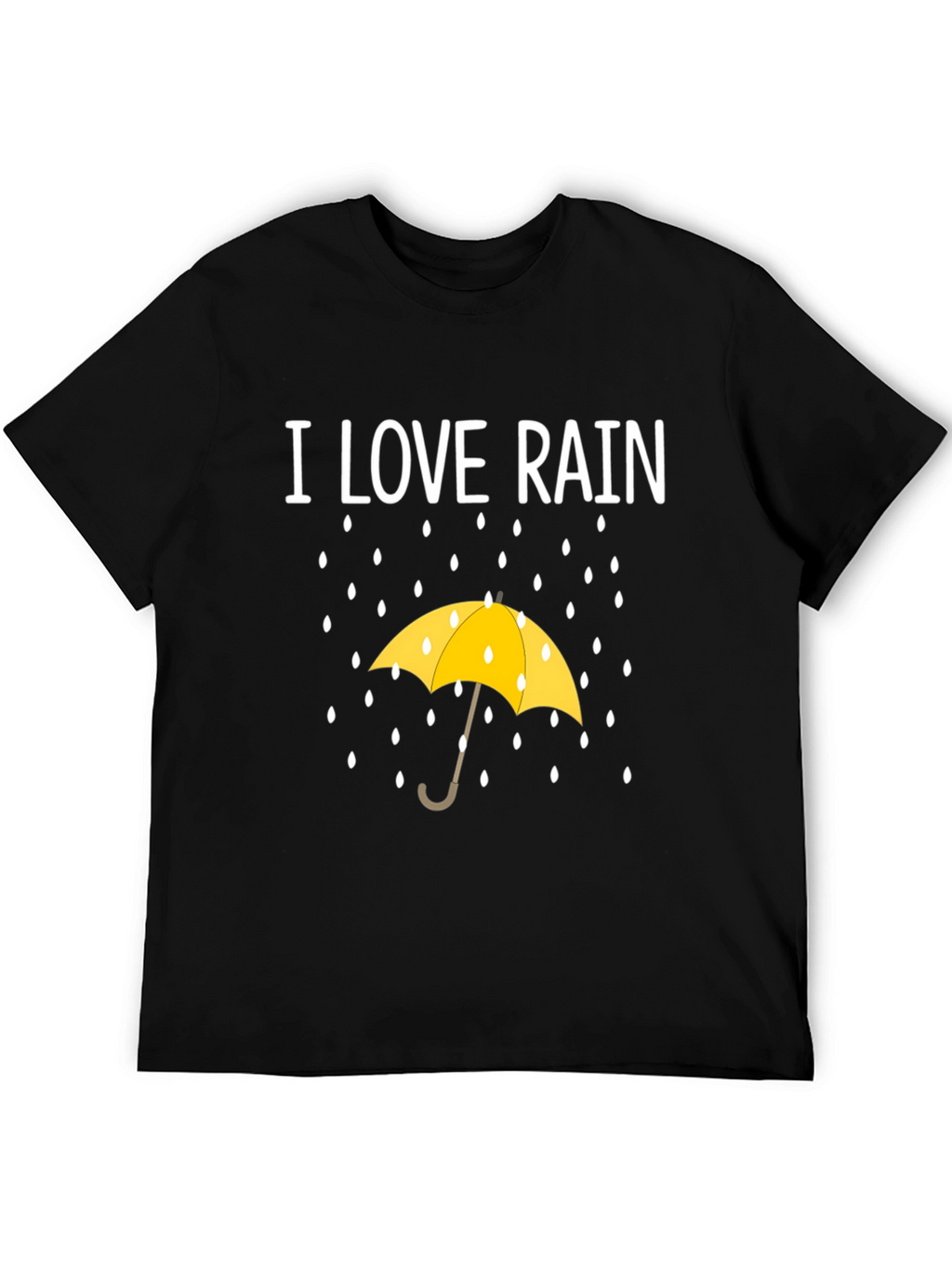 I Love Rain T-Shirt - Weather Umbrella Graphic Tee